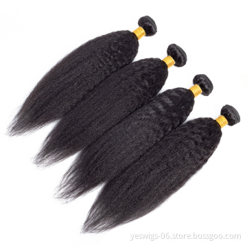 Kinky Straight Virgin Hair Bundles Extension Double Drawn Cuticle Aligned Vietenamese Hair Unprocessed Single Virgin Donor